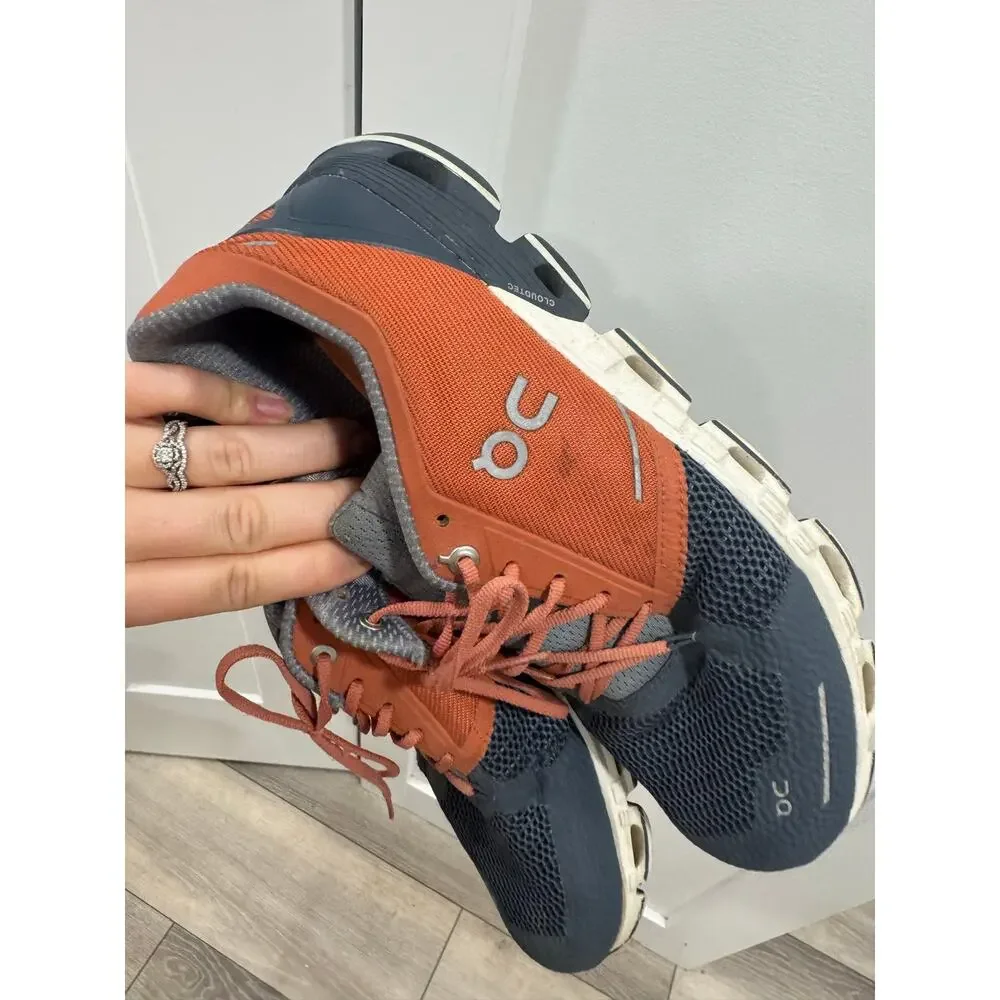 ON Cloud Mens Cloud Flyer size 9 orange and grey - Picture 3 of 12
